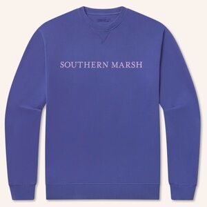 COPY - Southern Marsh seawash sweatshirt crewneck sweater Washed Indigo